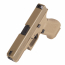 Страйкбольный пистолет (Umarex) Glock 19X Green Gas (VFC G19X) Tan